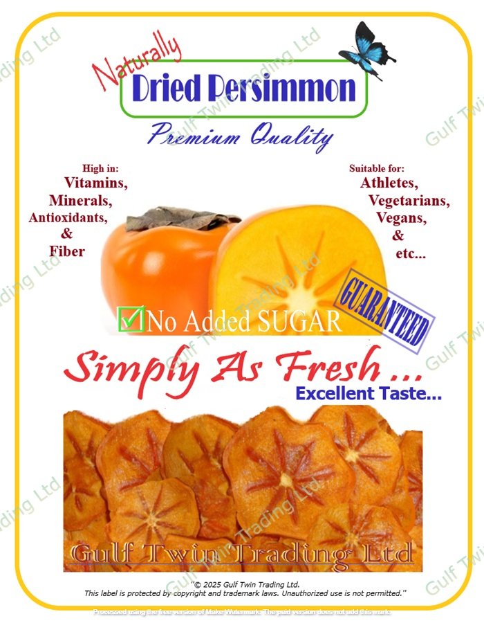 Premium Dried Paerssimon