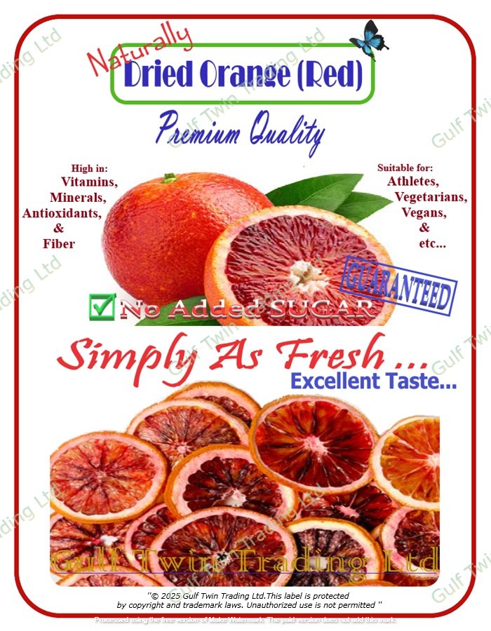Premium Dried Orange (Red)